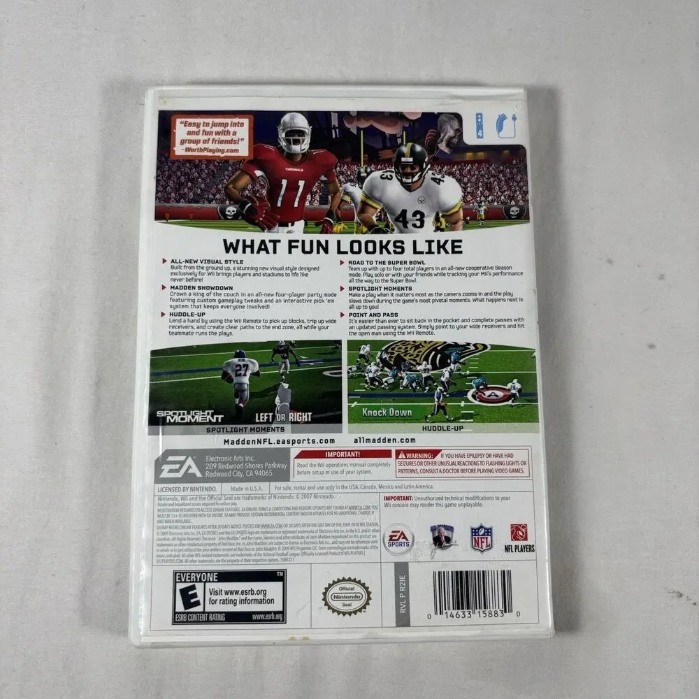 Madden NFL 10 Nintendo Wii Game Case Only No Disc